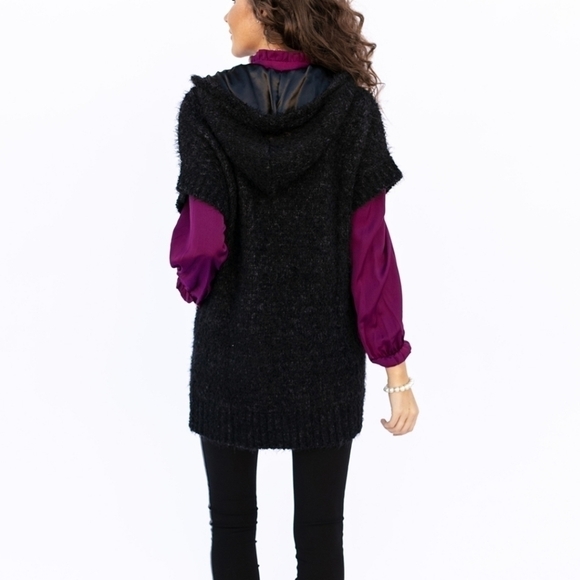 evy's tree Sweaters - EVY'S Tree Hooded Fuzzy Sweater